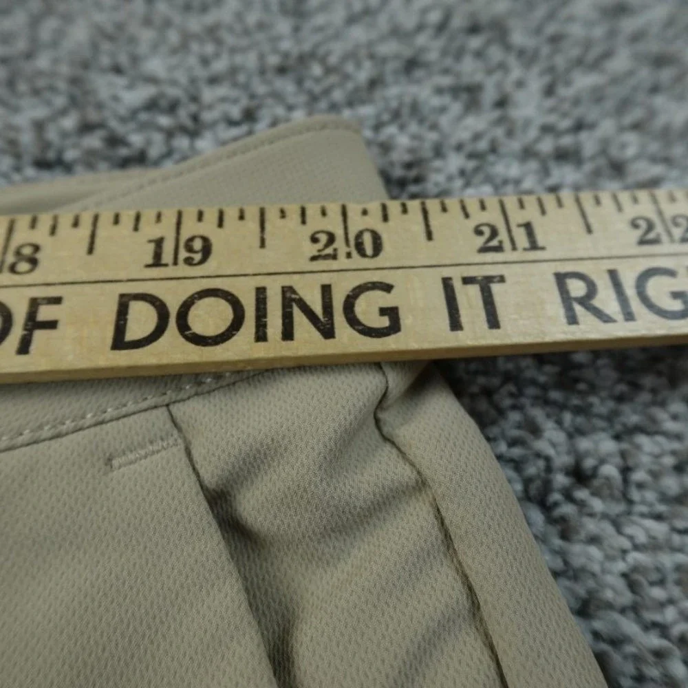 NEW Banana Republic Pants Mens 40X34 Beige Brown Flat Front‎ Chino Trouser Golf